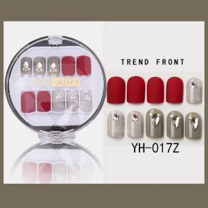 Korean Wearable Nail Art Short 30 Pieces In A Box Waterproof Removable Nail Art Ins Manicure Fake Nails - Image 1