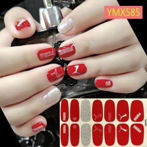 Net Red Nail Stickers Sports Style Trend - Image 1