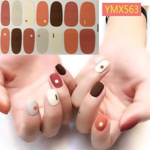 Net Red Nail Stickers Sports Style Trend - Image 1