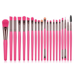 20pcs Fluorescent Color Makeup Brush Set - Image 3