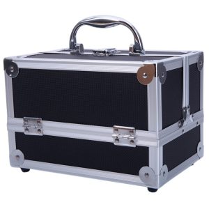 Makeup Train Case Portable Cosmetics & Jewelries Box Storage Organizer Classic & Concise YF - Image 1