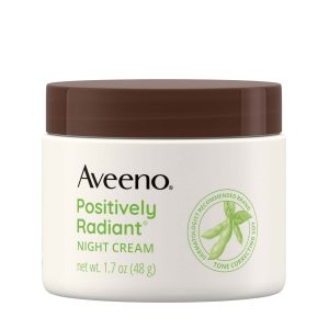 Aveeno Positively Radiant Moisturizing Face & Neck Night Cream, 1.7 oz - Image 3