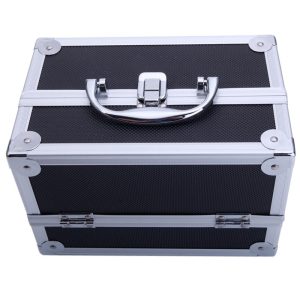 Makeup Train Case Portable Cosmetics & Jewelries Box Storage Organizer Classic & Concise YF - Image 2