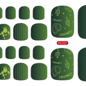 Summer Fashion Manicure Foot Sticker - Image 1