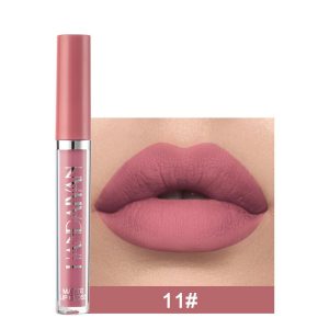 Lip Mud Lazy Lipstick Lip Glaze Authentic Matte Lip Gloss Not Easy To Dip Cup - Image 1