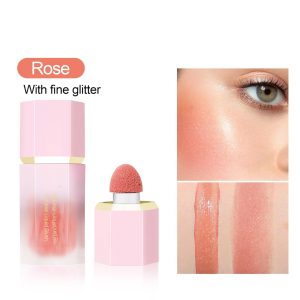 Liquid Powder Blusher Ruddy And Expansive Color Eye Shadow Cosmetic Makeup - Image 1