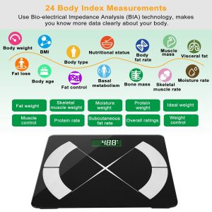 Smart Body Composition Scale Fat Monitor Digital APP Scale BMI Health Analyzer - Image 2