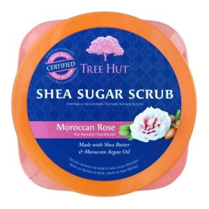 Tree Hut Moroccan Rose Shea Sugar Exfoliating and Hydrating Body Scrub, 18 oz - Image 2