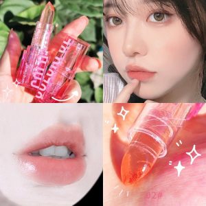 Moisturizing Color Temperature Lipstick Cute Girl Doodle Lip - Image 1